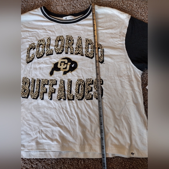47 Brand Women's Colorado Buffaloes Sandstone T-shirt NWT - Picture 9 of 9